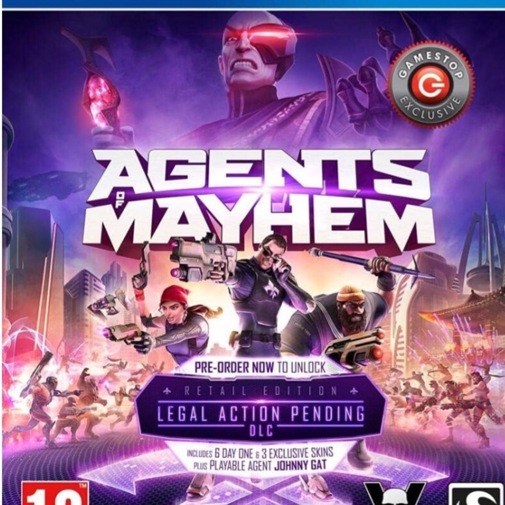 Ps4 Agents of Mayhem - Day One Edition  Legal Action Pending DLC